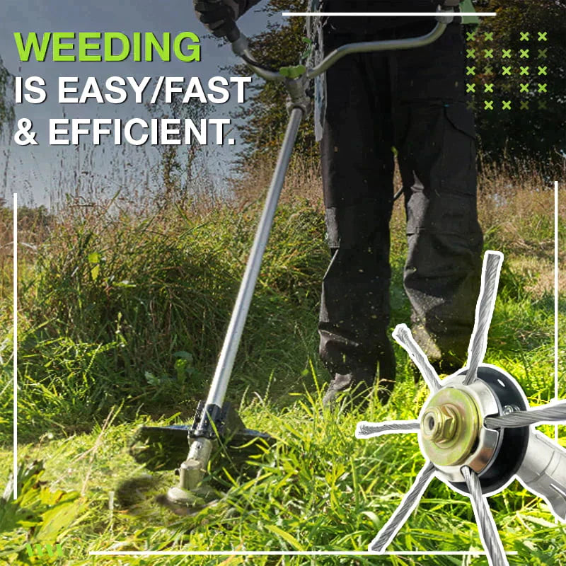 🔥BUY 2 GET 1 FREE 👨🌾6 inch Steel Wire Brush Cutter Trimmer Head
