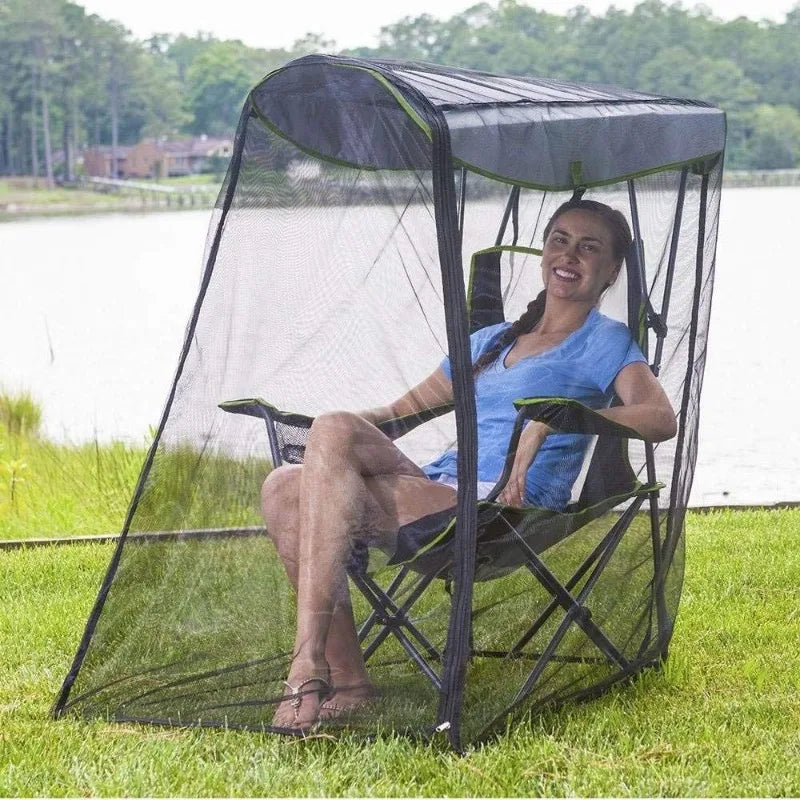 Outdoor Swing Mosquito Net for Garden Canopy Chair Sun Protection Insect Proof Polyester Curtain with Modern Design Patio