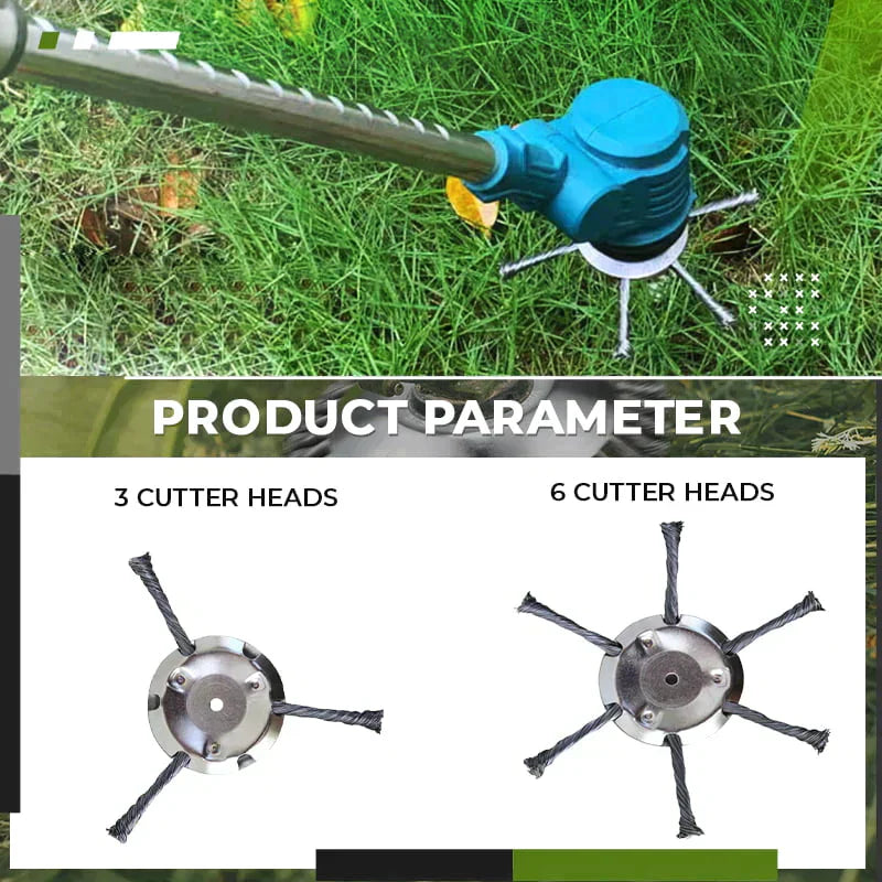 🔥BUY 2 GET 1 FREE 👨🌾6 inch Steel Wire Brush Cutter Trimmer Head